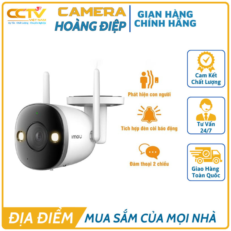 Camera WIFI Ngoài F26FEP 2MP, F46FEP 4MP Mẫu Mới Nhất Vỏ Kim Loại, Có Màu Đêm, Hồng Ngoại