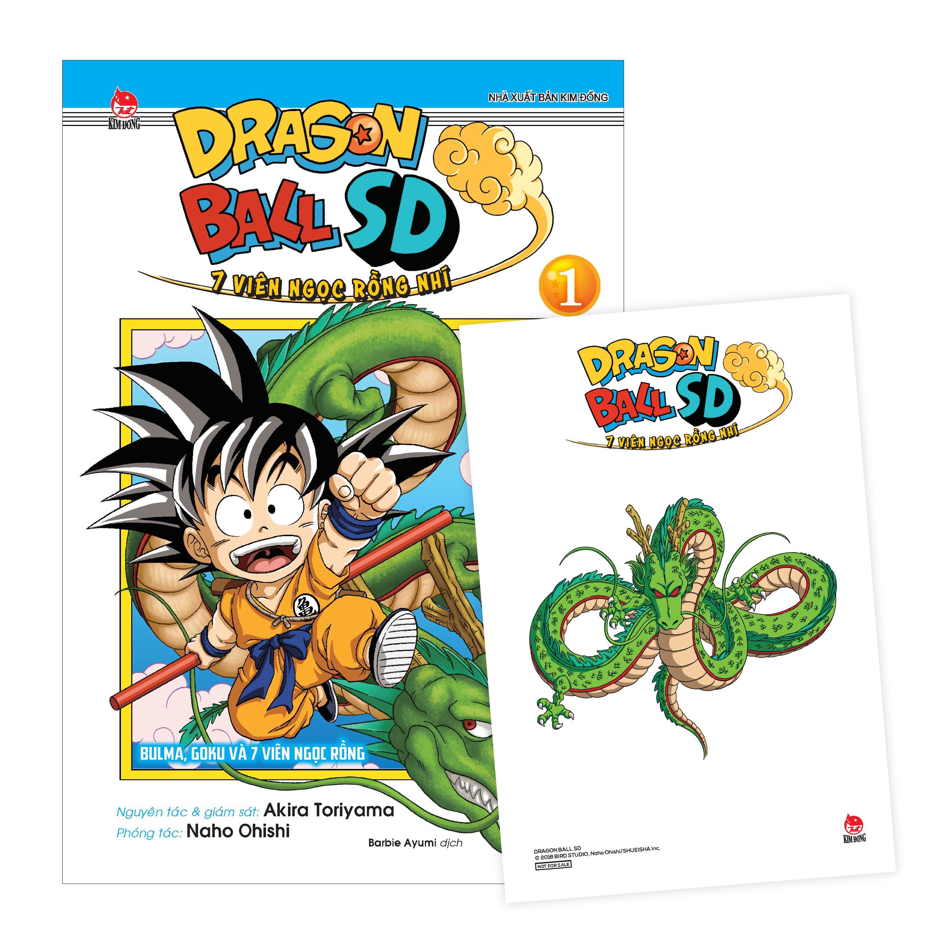 Dragon Ball SD - 7 Viên Ngọc Rồng Nhí - Tập 1: Buma, Goku Và 7 Viên Ngọc Rồng - Tặng Kèm Postcard Hai Mặt