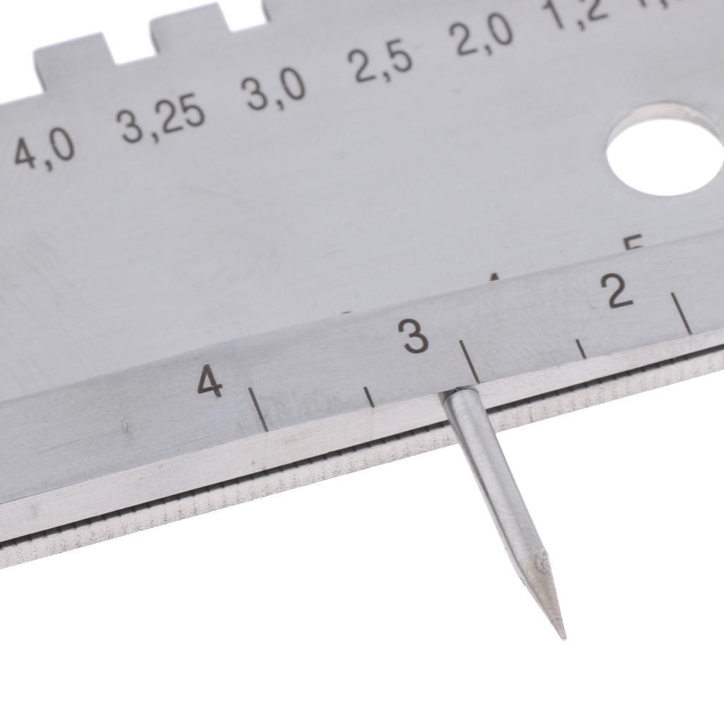 Universal Welding Gauge Stainless Steel Internal HI-LO Gauge Inspection