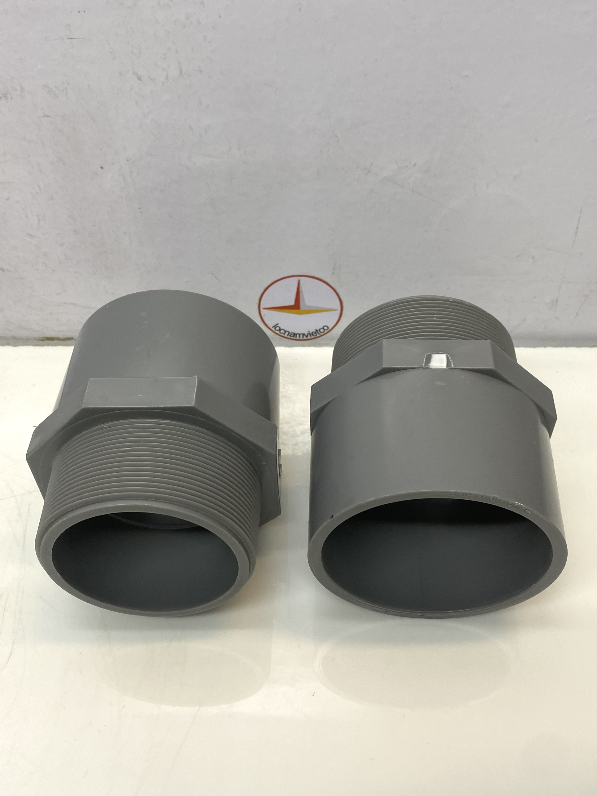 Nối ren ngoài PVC phi 90 Bình Minh