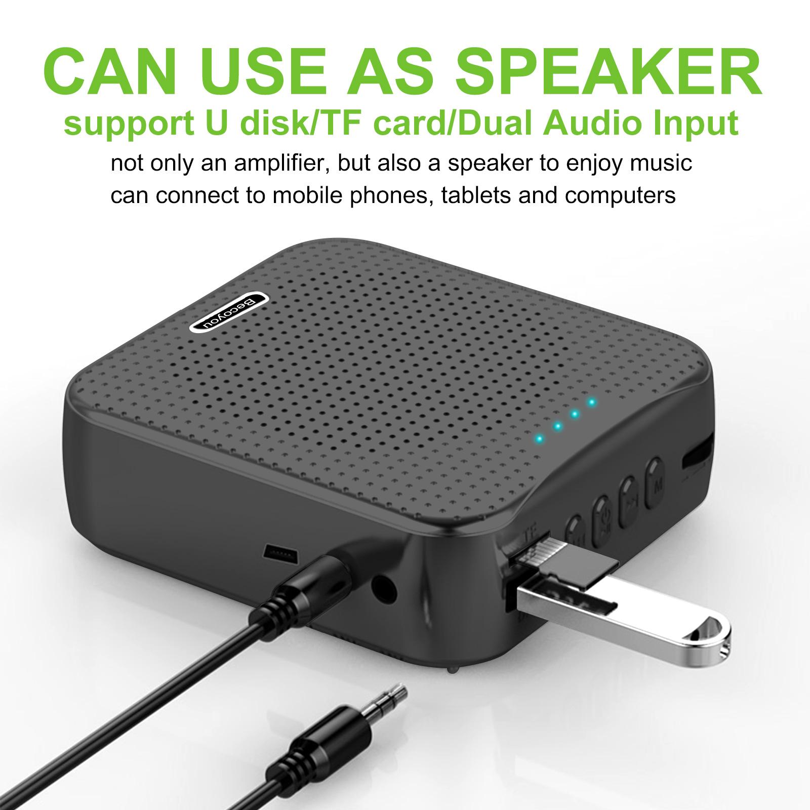 Bộ khuếch đại giọng nói GoSear 5W 2200mAh loa giọng nói di động đa chức năng với micro cho hướng dẫn du lịch giáo viên