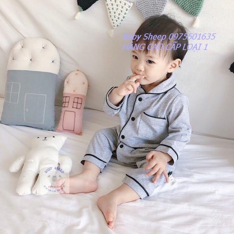 Set body pizama tay dài - - body thu đông - body liền thân - đồ ngủ - đồ bộ áo tay dài quần dài cho bé - áo quần trẻ em