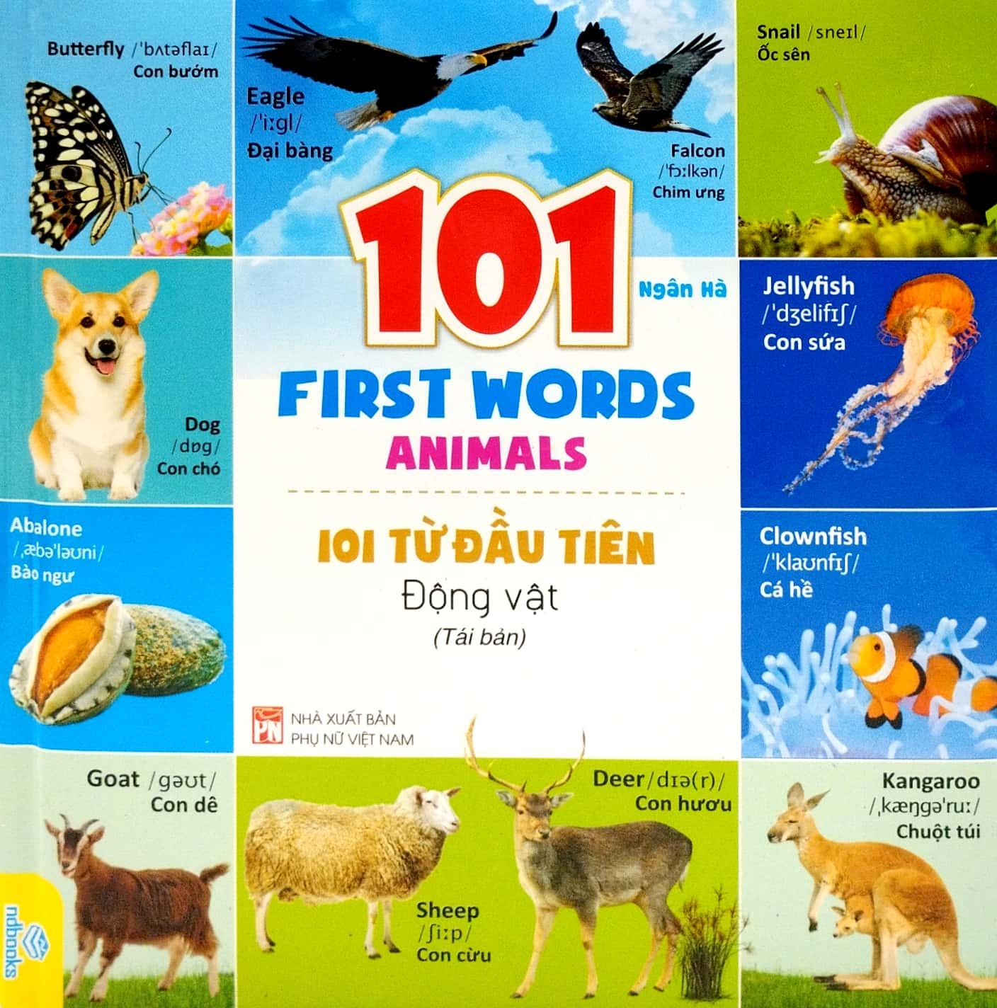 101 First Words: Animals - 101 Từ Đầu Tiên: Động Vật