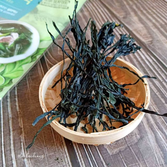 Rong biển nấu canh hàn quốc 25G / Lá rong biển sấy khô Wakame / Nhập khẩu Hàn Quốc