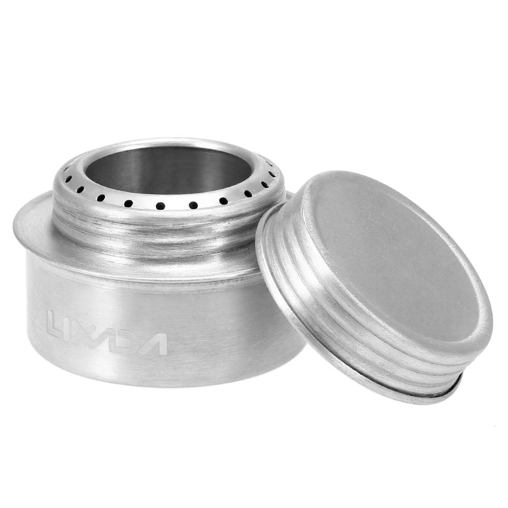 Set Bếp Cồn Và Lá Chắn Gió Và Giá Đỡ Cắm Trại Dã Ngoại Ngoài Trời