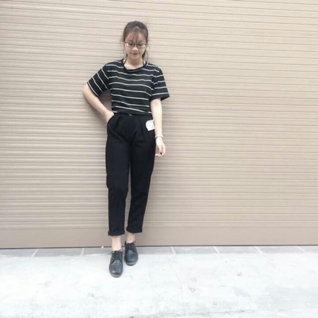 Quần Baggy vải công sở , quần đi học đi làm đi chơi