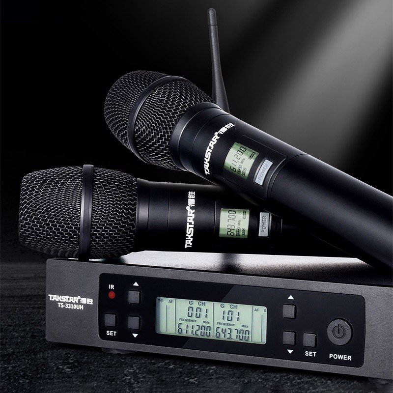 Takstar TS-3310UH - Micro Không Dây UHF Cho Phòng Học, Văn Phòng, Sân Khấu, Karaoke Gia Đình, Phạm Vi 100m - Hàng Chính Hãng