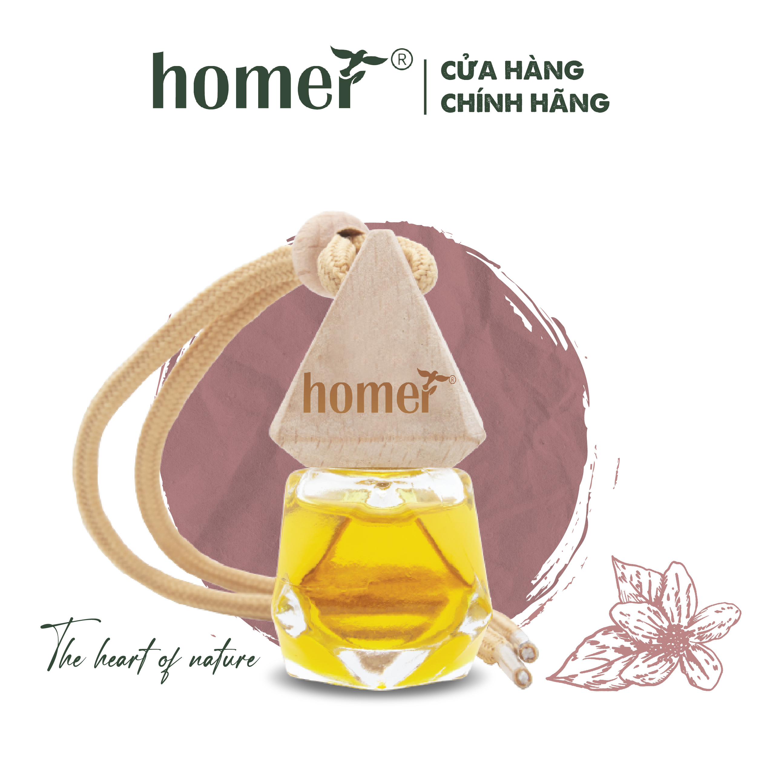 Tinh Dầu Hoa Mộc Lan Homer 100ml - Chính Hãng, Đạt Chuẩn Kiểm Định Cao Cấp - Tinh Dầu Xông Thơm Phòng, Thư Giãn, Khử Mùi hiệu quả