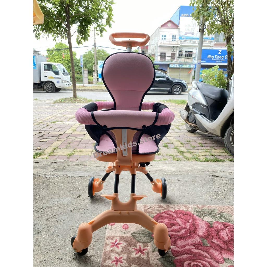 XE ĐẨY DU LỊCH CHO BÉ, XE ĐẢO CHIỀU GẤP GỌN - HÀNG CAO CẤP
