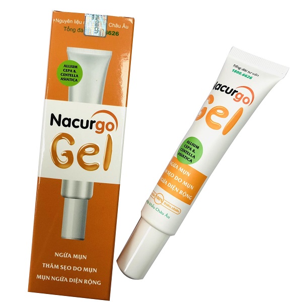 - NACURGO GEL - Gel làm mờ mụn thâm sẹo
