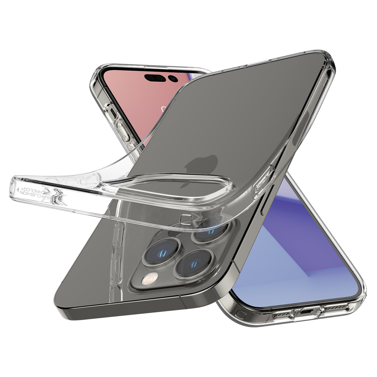 Ốp Lưng dành cho iPhone 14/ 14 Plus/ 14 Pro/ 14 Promax SPIGEN LIQUID CRYSTAL CLEAR- Hàng Chính Hãng
