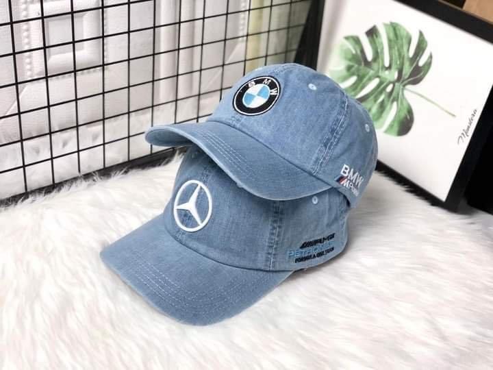 Nón kết xe, mũ lưỡi trai tem xe vải Jean đẹp chuẩn thời trang