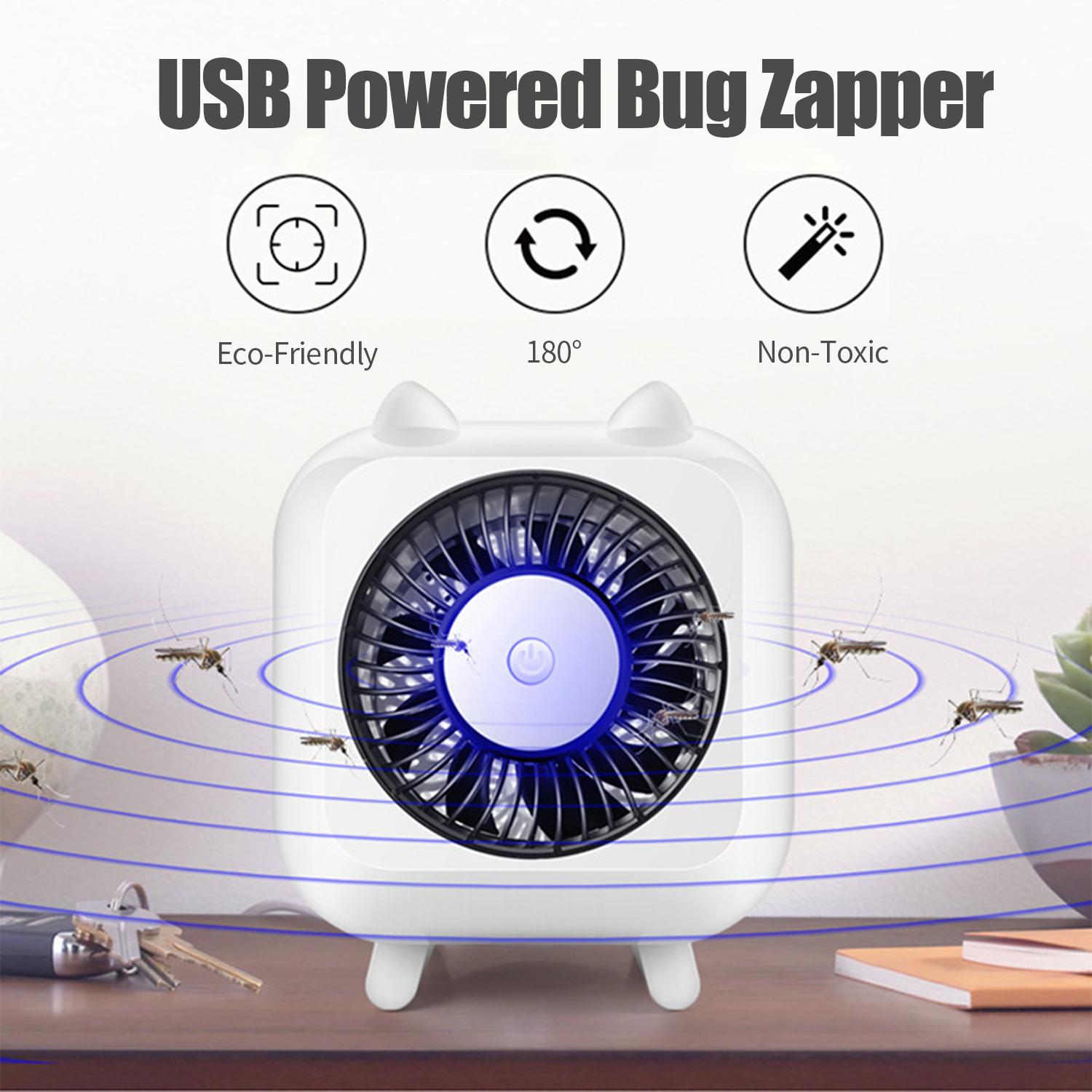 Đèn bắt muỗi điện di động Thân thiện với môi trường Không độc hại sạc USB