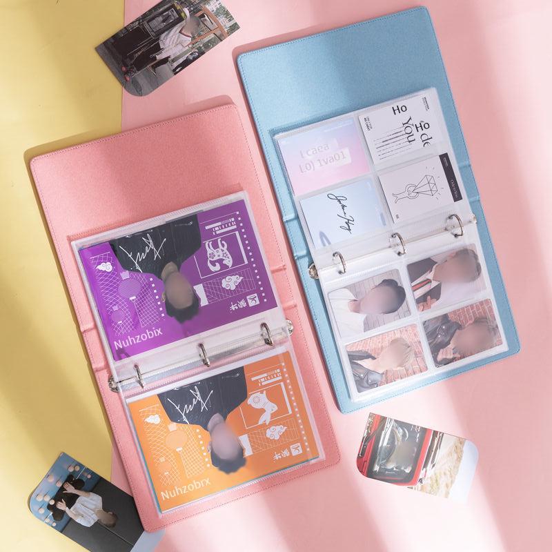 Album thẻ quảng cáo lưu trữ thẻ nhỏ lá rời 3 inch bốn cung điện lưới ba inch theo đuổi ngôi sao cuốn sách có thể được đặt hàng bộ sưu tập ảnh thẻ bán hàng trực tiếp