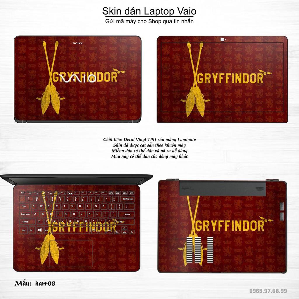 Skin dán Laptop Sony Vaio in hình Harry Potter (inbox mã máy cho Shop)