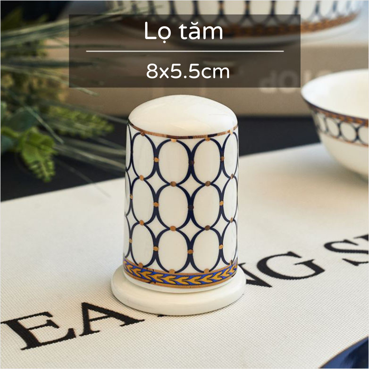 Bộ bát ăn cơm SỨ XƯƠNG Giang Tây cao cấp 60 chi tiết - Bộ chén ăn cơm sang trọng, tinh tế - Bát đĩa mỏng nhẹ nhưng cứng trong và cách nhiệt tốt. Mã GS23