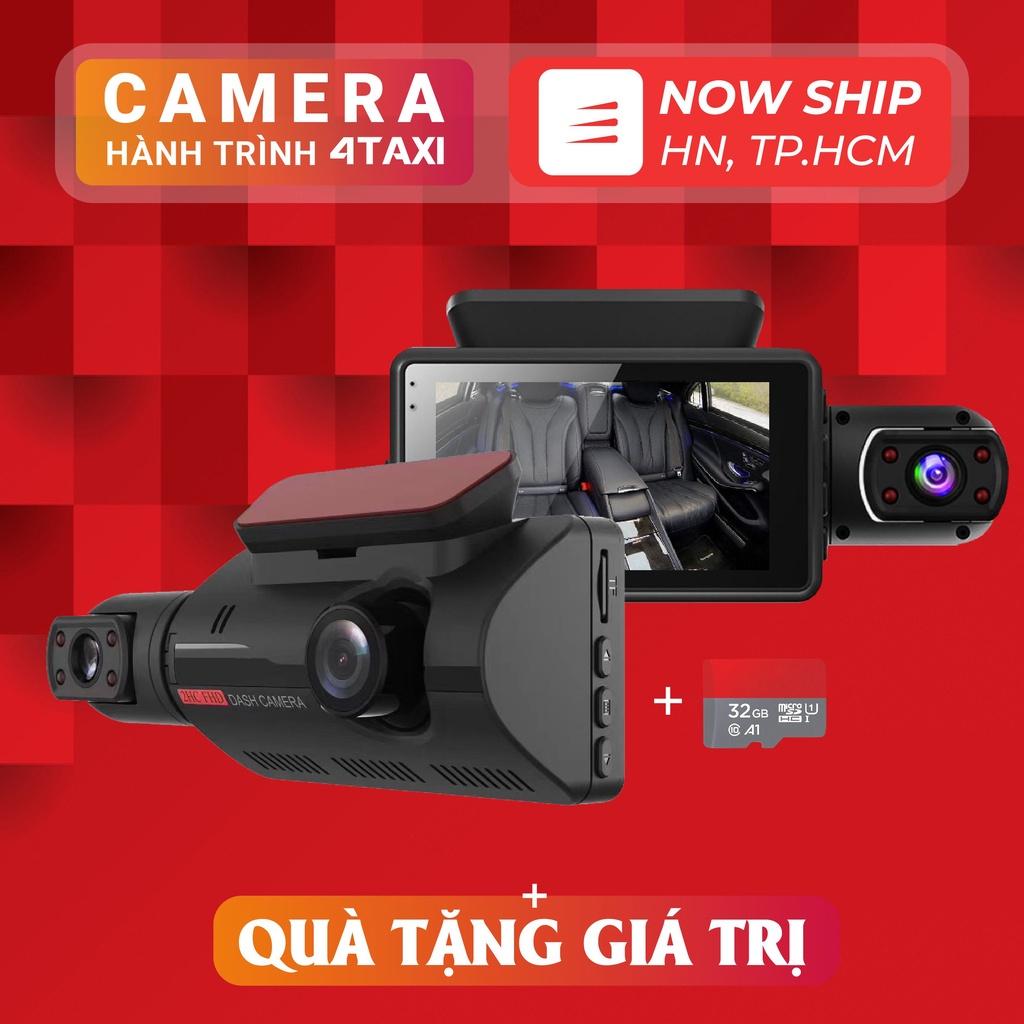 Camera hành trình ô tô 4taxi XETABON ống kính kép ghi hình buồng lái DVR 1080P Bảo Hành 1 đổi 1 trong 12 tháng