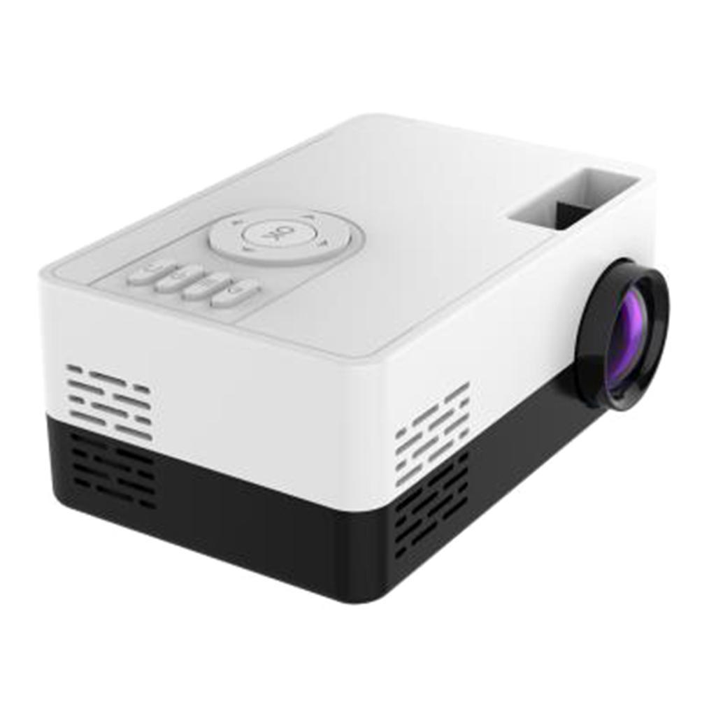 Mini Projector LED HD 1080P Home Movie Theater 20-60" Image US Plug
