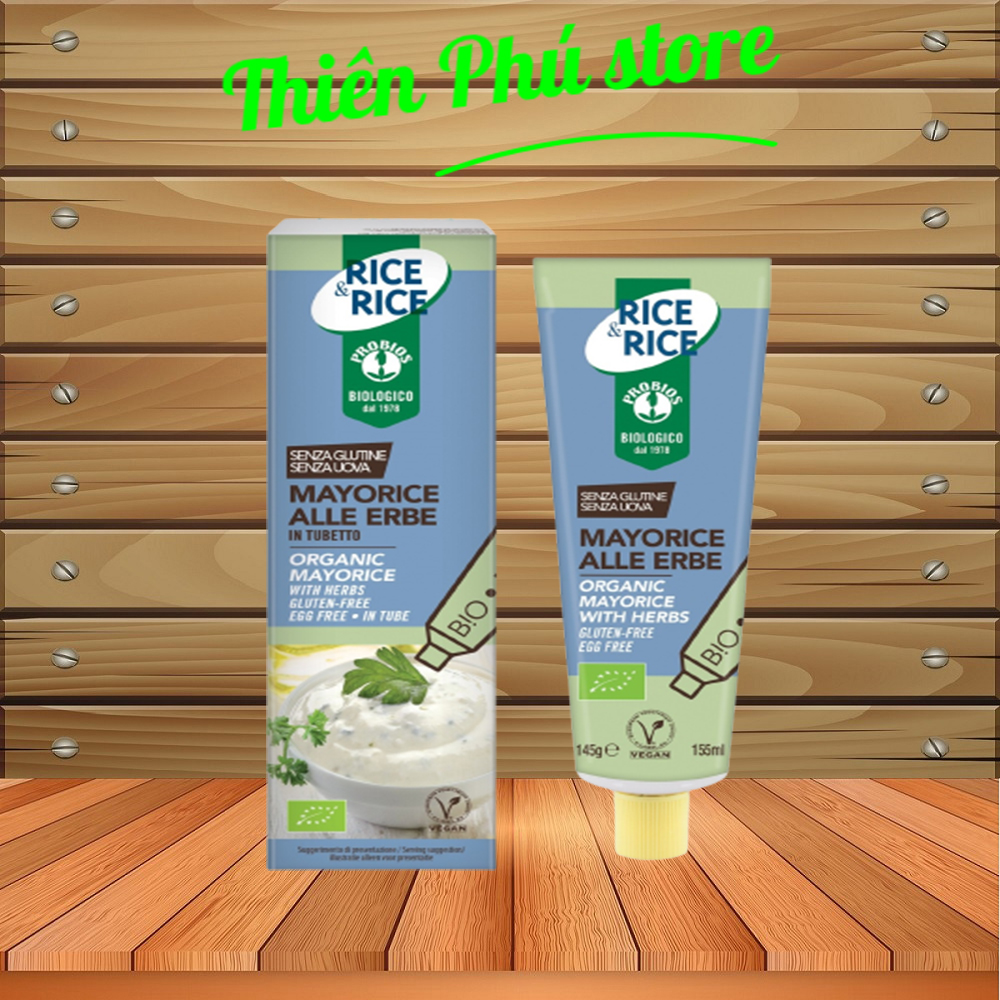 Sốt Mayorice thảo mộc hữu cơ 145g ProBios Organic Mayorice with Herbs in Tube
