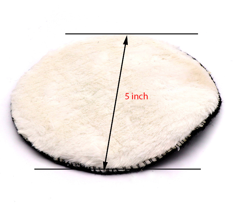 Bánh len đánh bóng và bánh chà nhám tròn 5 inch