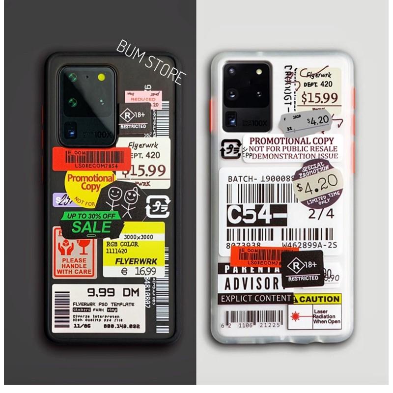 Ốp lưng sticker cho samsung Note 10 / Note 10 Plus / S10 / S10 Plus / Note 9 / Note 8 / S9 plus / S8 Plus