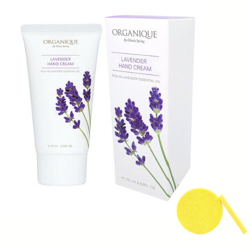 Kem Dưỡng Da Tay Oải Hương Organique Lavender Hand Cream (75ml) - Tặng Kèm Mút Rửa Mặt