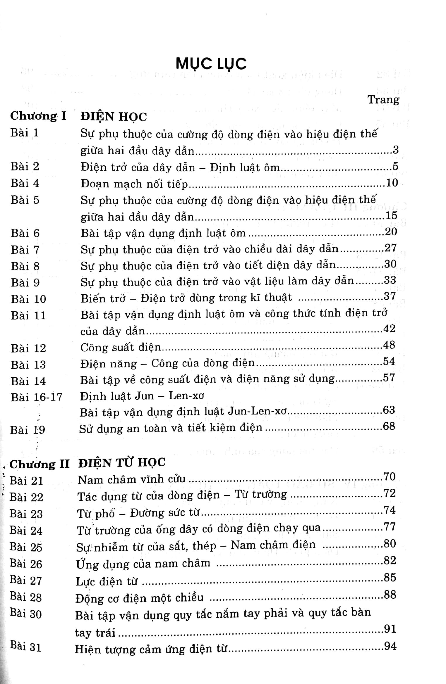 Giải Sách Bài Tập Vật Lí 9 (Phiên Bản Mới Nhất)