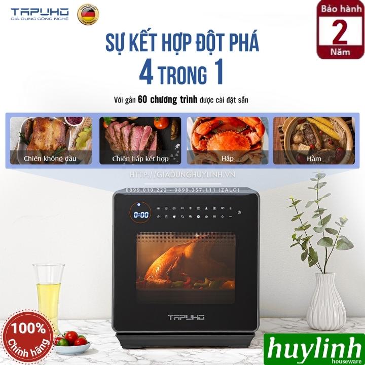 Nồi chiên - hấp hơi nước siêu nhiệt Tapuho TSF16 - 16 lít - 60 Chức năng - Hàng chính hãng