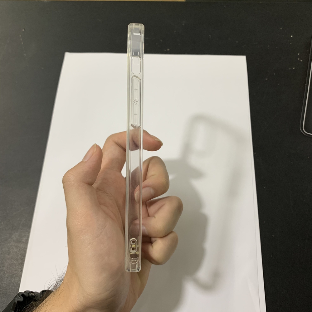 Ốp lưng Silicone trong suốt cho iPhone 12/ iPhone 12 Pro