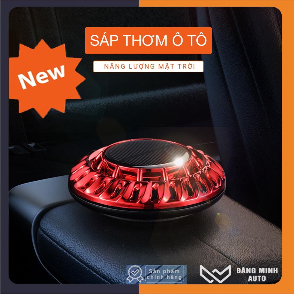 Sáp thơm ô tô mẫu UFO năng lượng mặt trời, máy khếch tán sáp thơm xoay toả hương cho xe hơi ST20