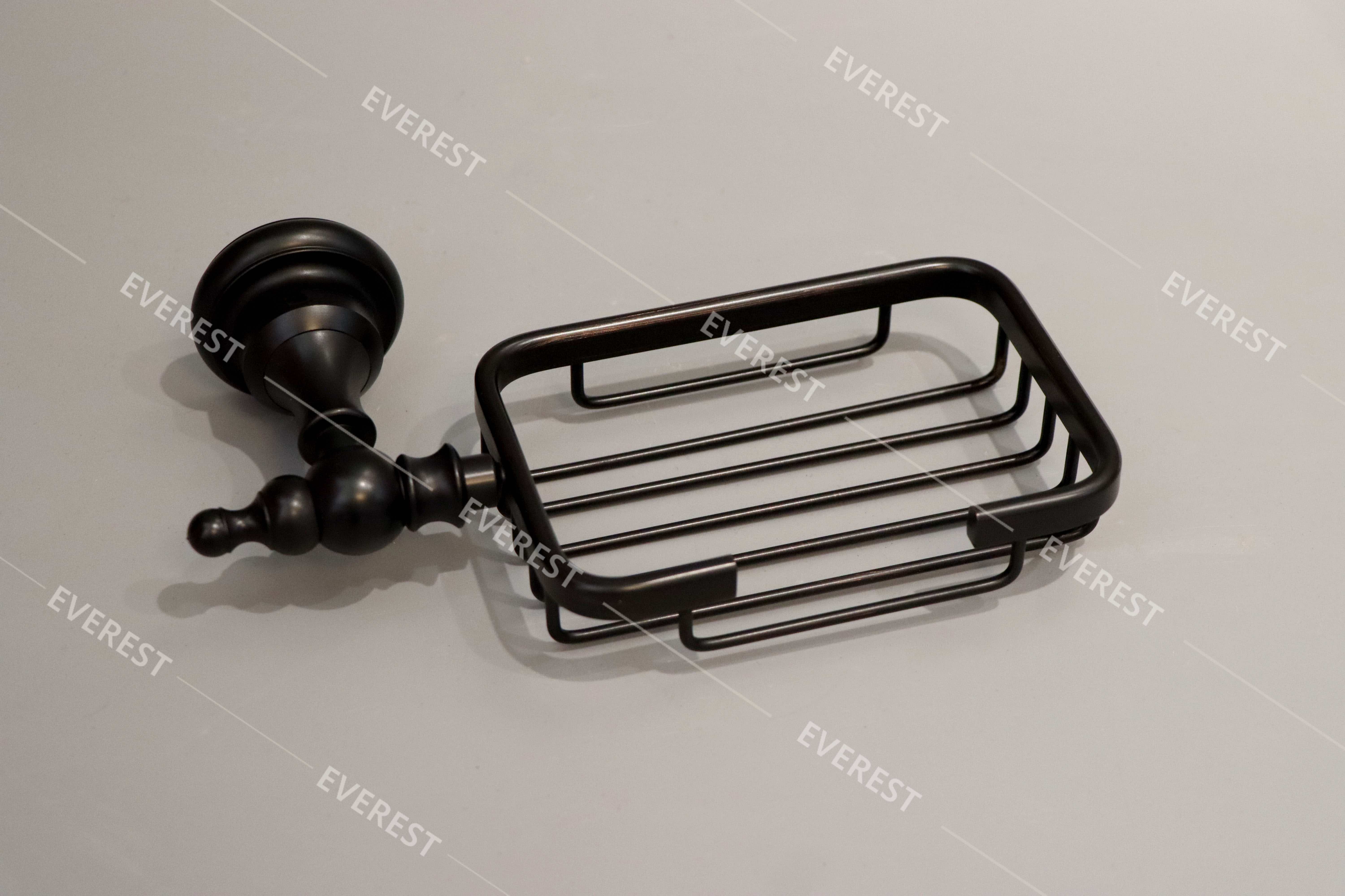 Kệ để xà phòng đồng đen EVEREST EV-VĐ47