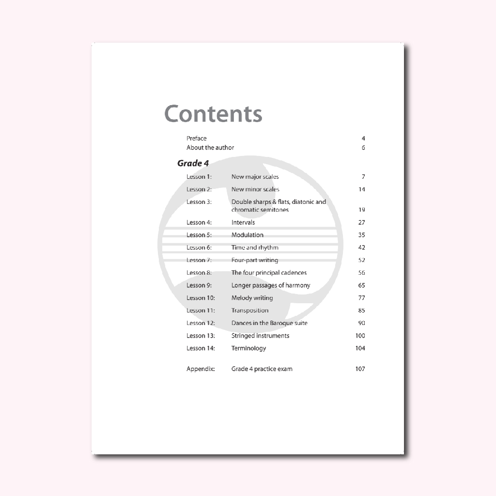 AMEB Theory of Music Grade 4 - Integrated Course and Workbook