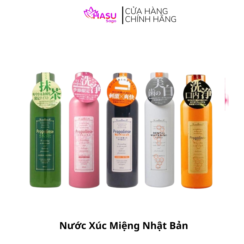 NƯỚC SÚC MIỆNG NHẬT Propolinse 600ml