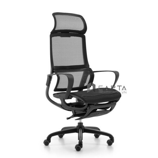 Ghế công thái học Ergonomics màu đen CR4314-M Nội thất Capta