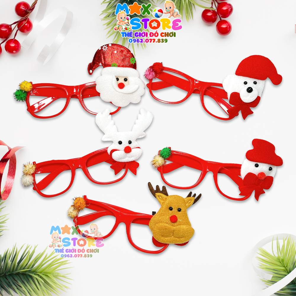 Mắt Kính Noel Cho Bé Đủ Kiểu Siêu Cute Chọn Ngẫu Nhiên