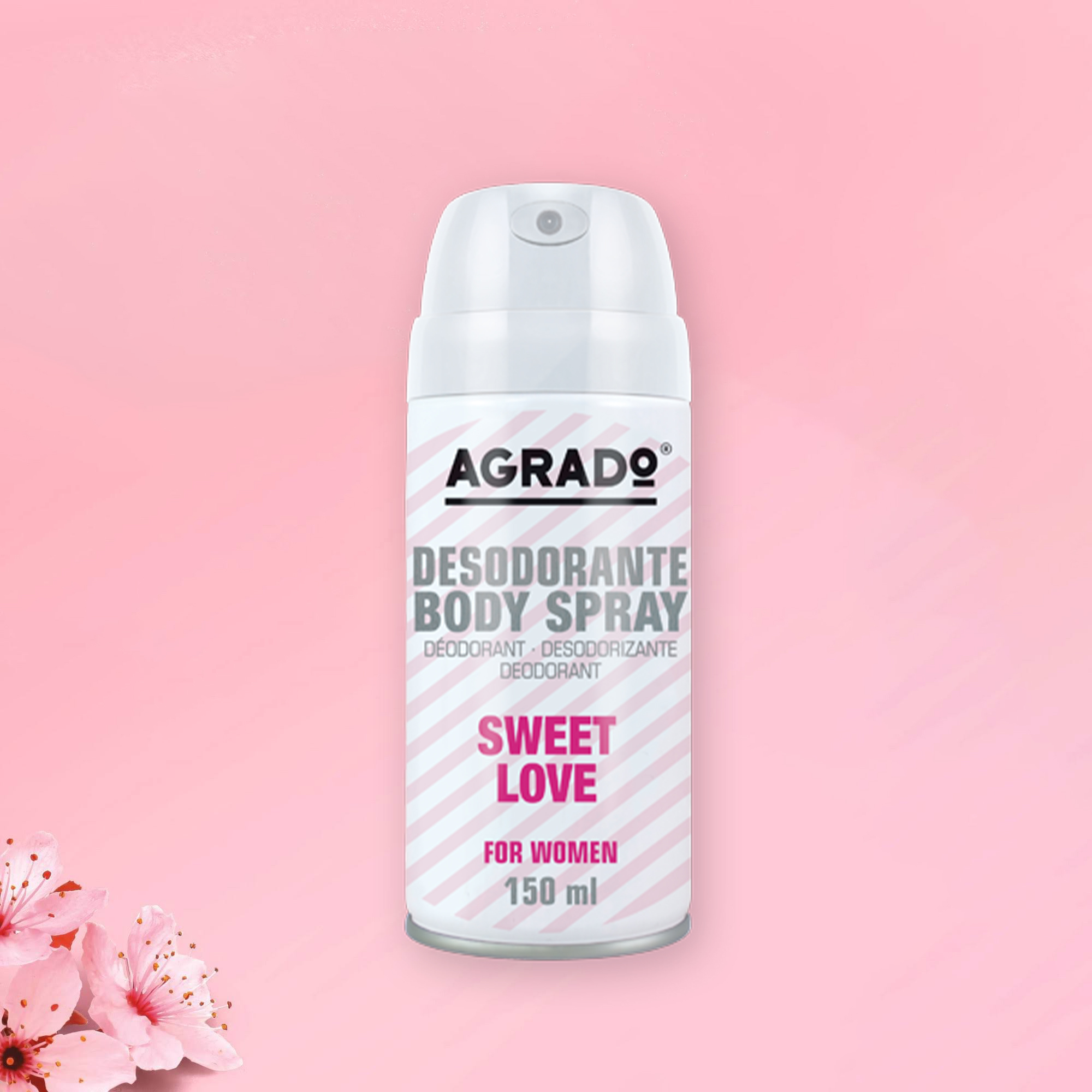 Xịt khử mùi body Agrado hương nước hoa Sweet Love 150ml