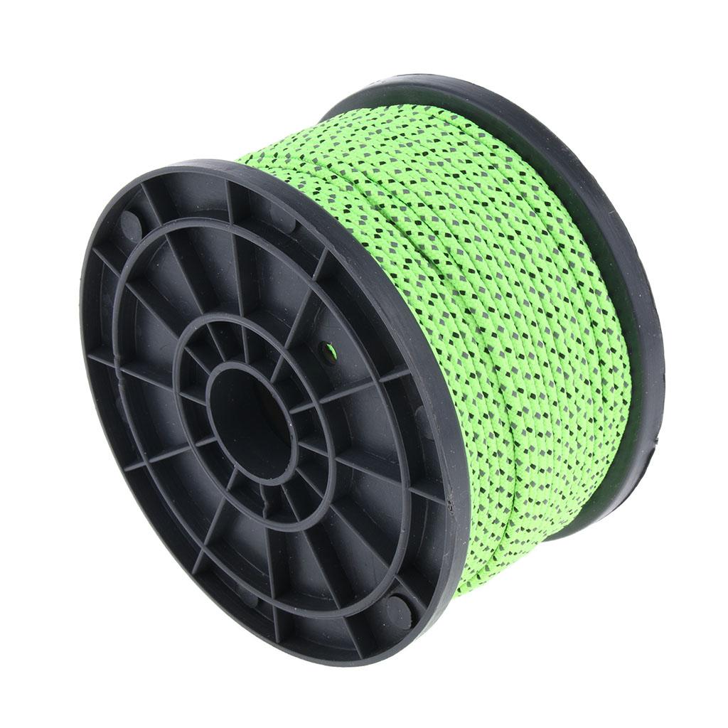 Reflective Guyline Camping Tent Rope Guy Line Cord Paracord Clothesline