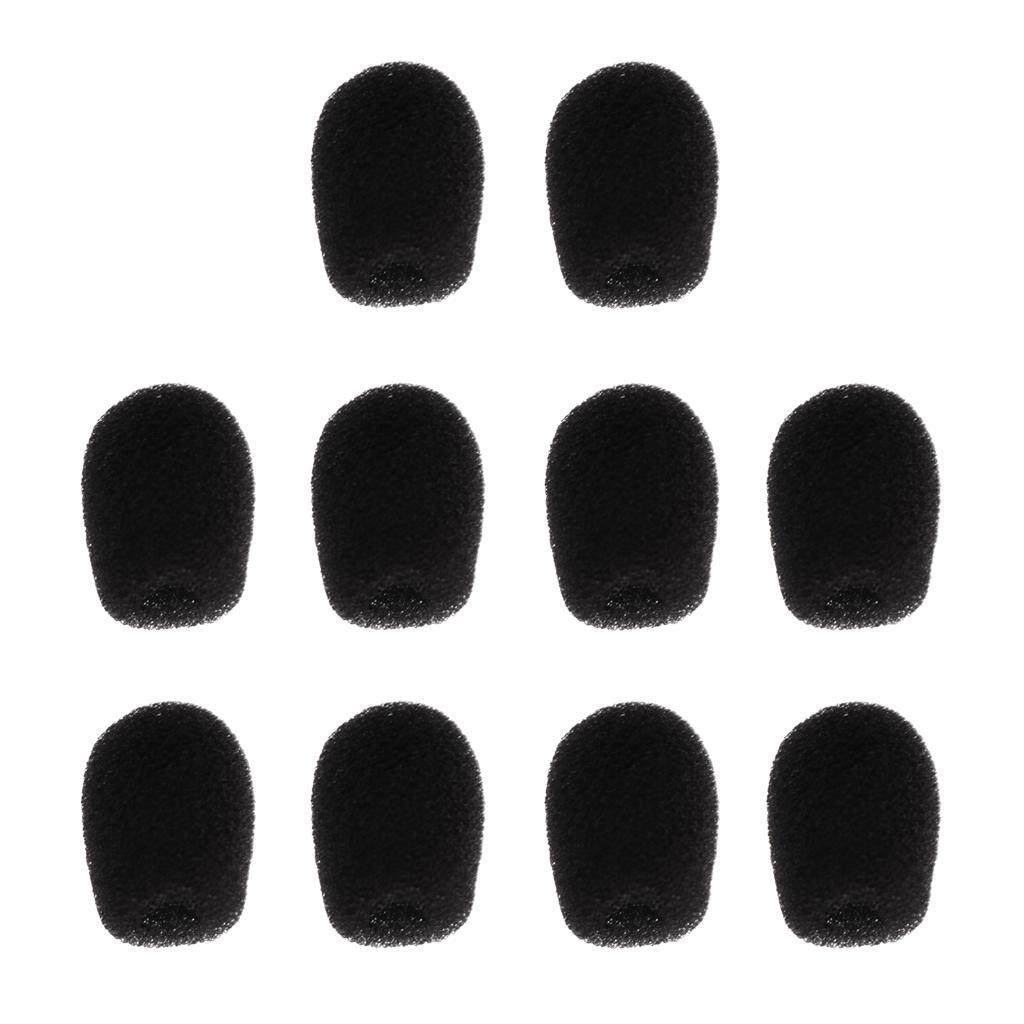 10 Pieces Portable Foam Mic Shield Windscreen Cover for Microphone