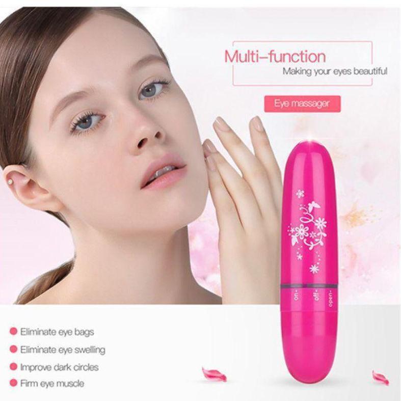 Máy Massage mắt mini cầm tay 208 - Electric Mini Vibrations Pouch Eye Massage Pen (Máy Massage mini cầm tay, máy mát xa mắt mini)