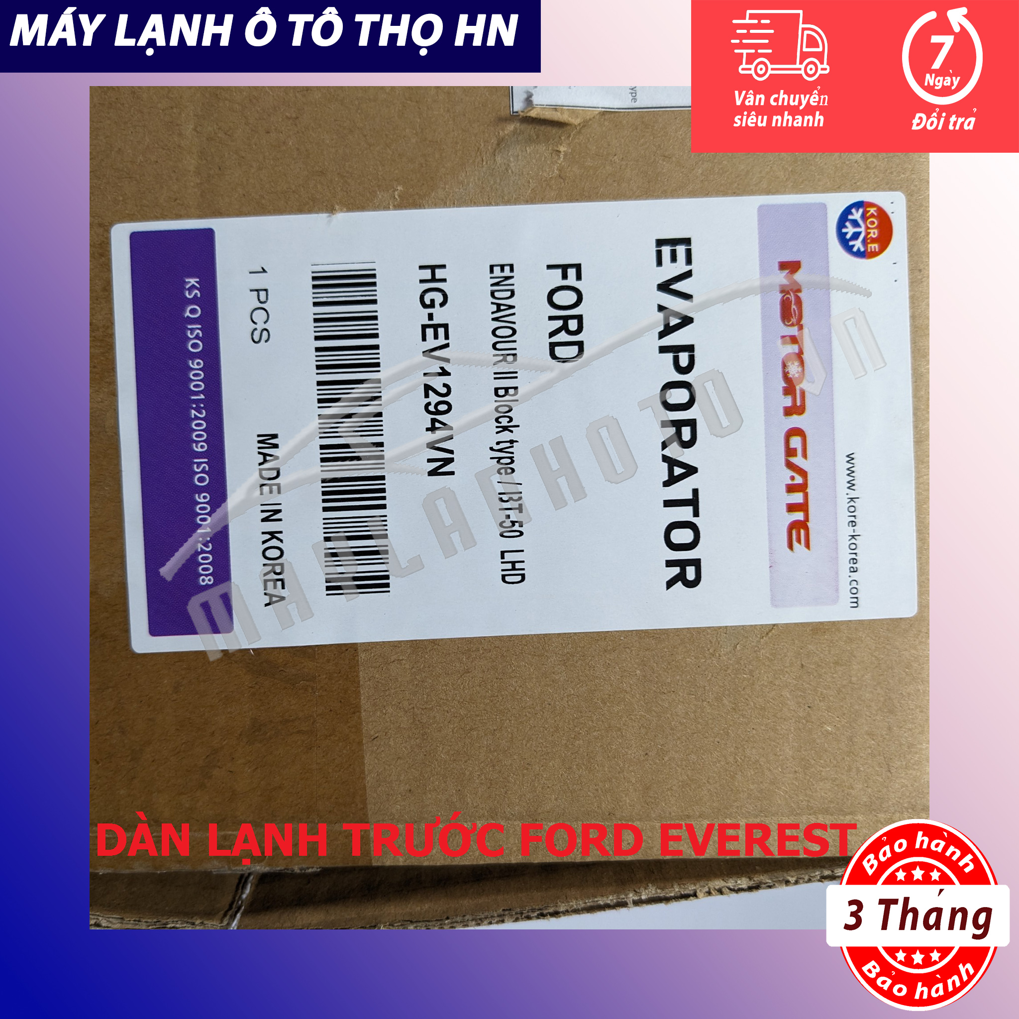 Dàn lạnh Ford Everest / Ranger 2006 2007 2008 2009 2010 Hàng xịn Hàn Quốc 06 07 08 09 10