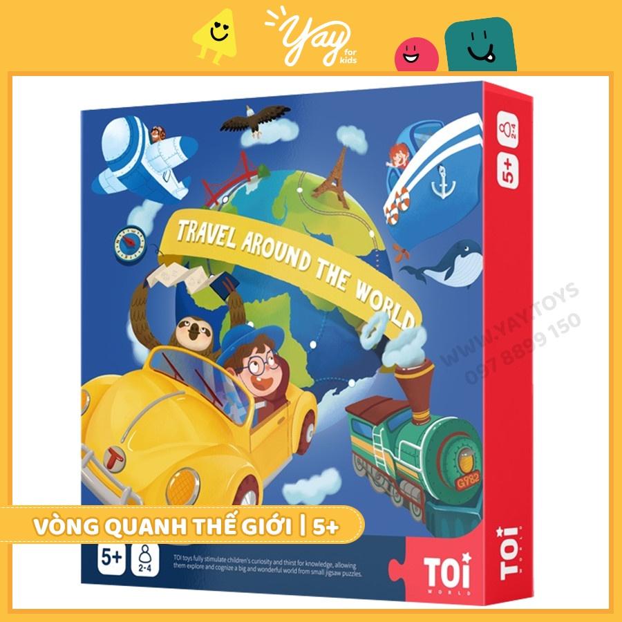 Bộ Boardgame Du Lịch Vòng Quanh Thế Giới Travel Around - TOI