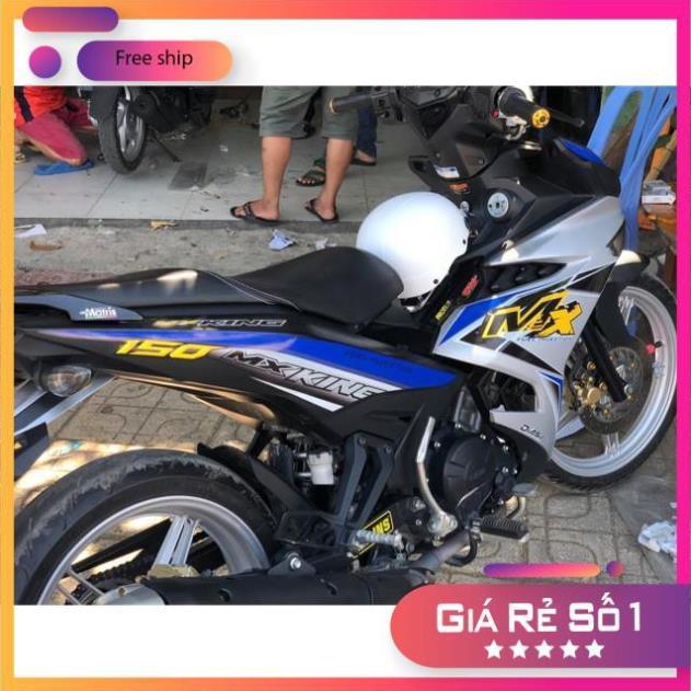 Tem rời dán xe ex 150 Mx bạc xanh bảo hành màu sắc vĩnh viễn