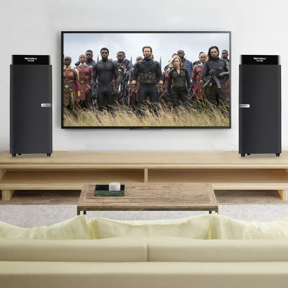 [Hàng Chính Hãng] Loa 2.0 SoundMax AK800 công suất lớn sử dụng đa phương tiện, có Karaoke, Bluetooth, sử dụng chất liệu cao cấp | AK-800 - Loa Nghe Nhạc