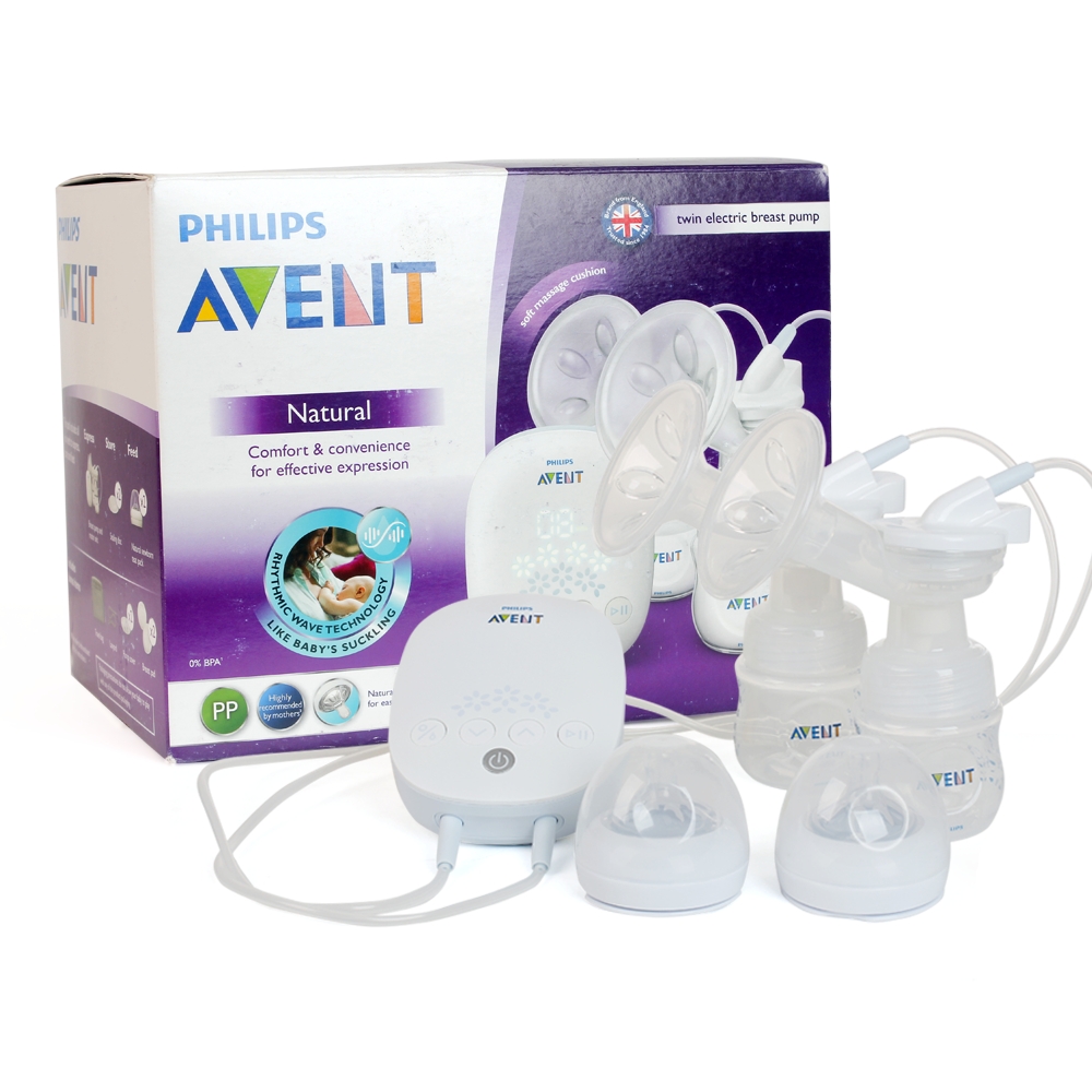 [ TẶNG QUÀ ] Máy Hút Sữa Bằng Điện Đôi Philips Avent SCF303/01 - Trắng - TẶNG 1 HỘP TÚI TRỮ SỮA UNIMOM 210ML