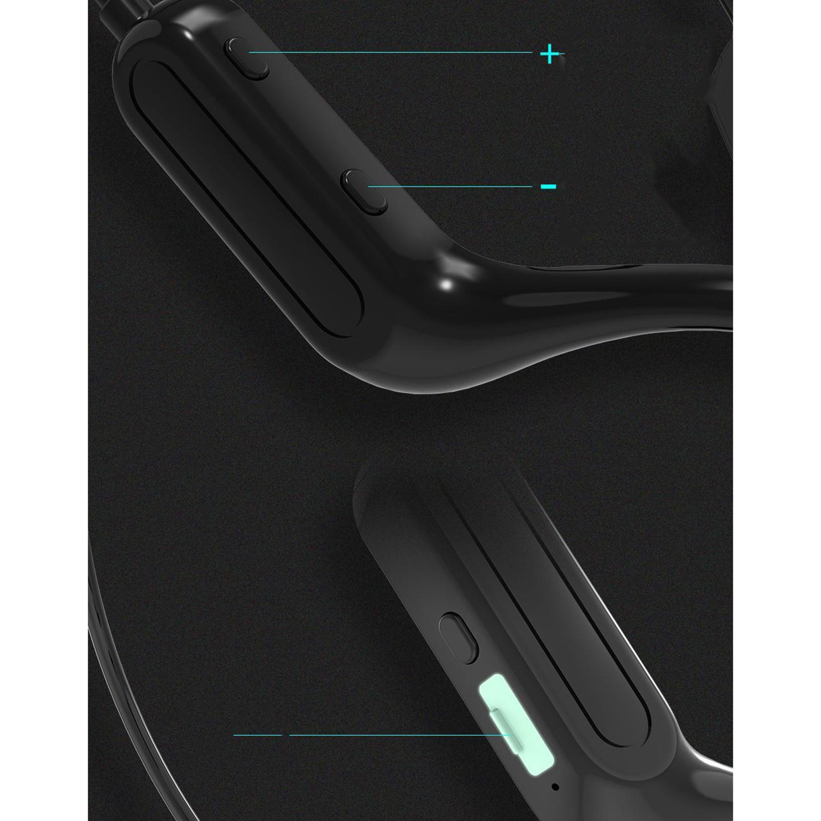 Q02 Conduction Headset with microphone rophone Ear Titanium