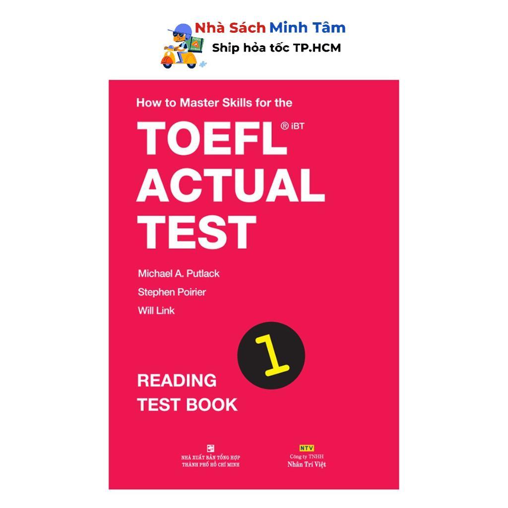 Sách - How To Master Skills For The TOEFL iBT Actual Test: Reading Test Book 1 - Nhân Trí Việt