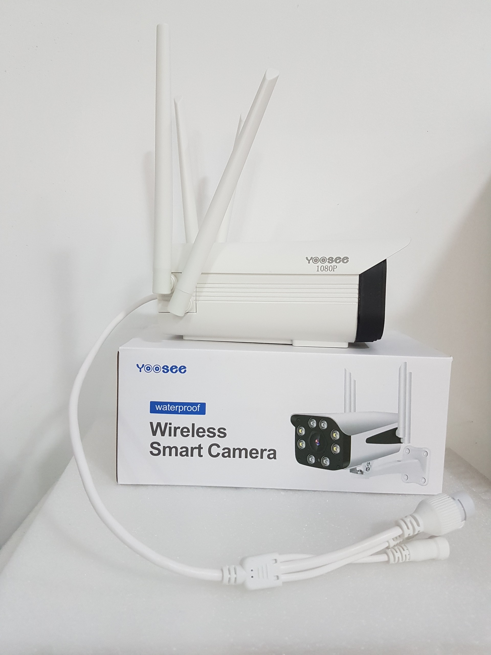 Camera IP Wifi Yoosee 4 Râu Camera Ngoài Trời Chống Nước Đàm Thoại 2 Chiều Xem Đêm Có Màu - hàng chính hãng