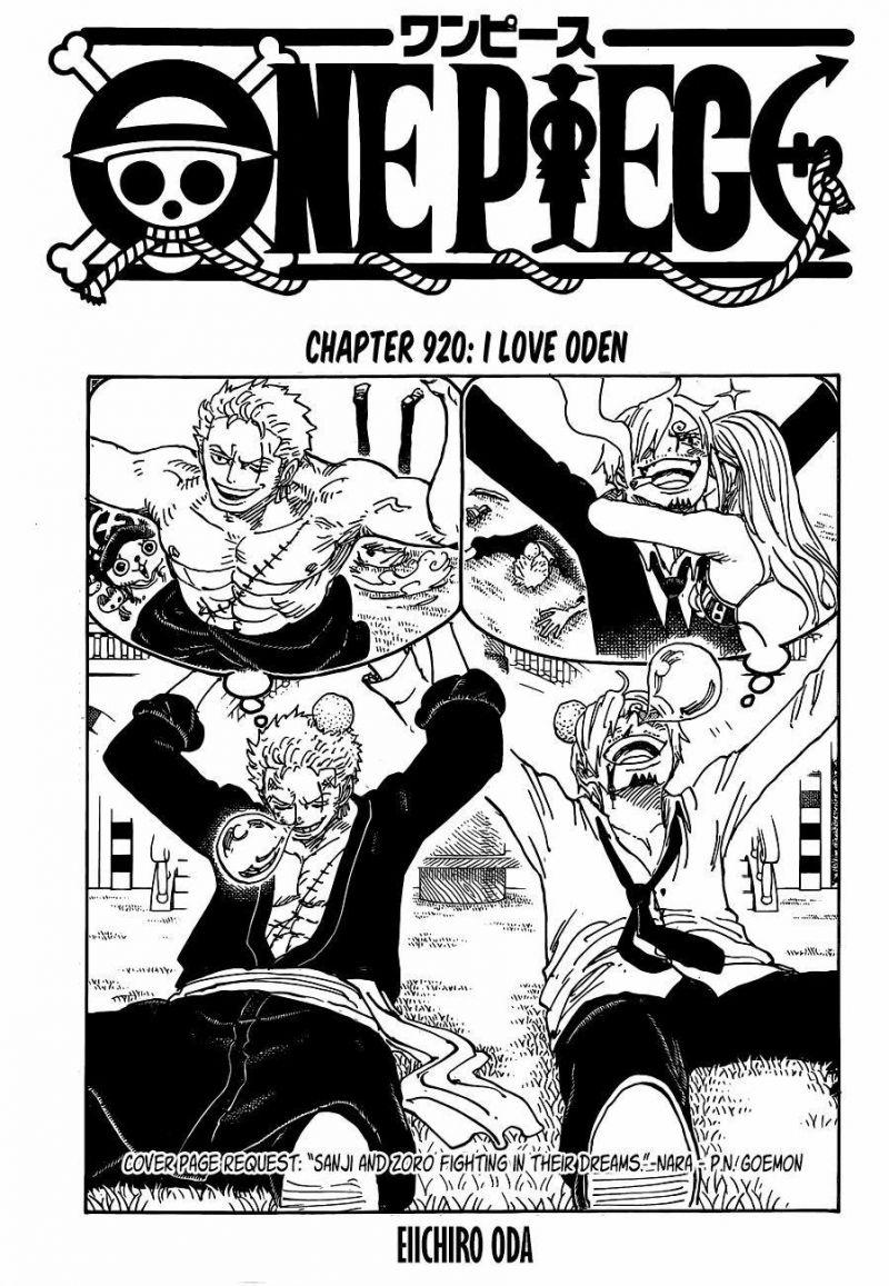 đảo hải tặc - one piece chapter 920 1