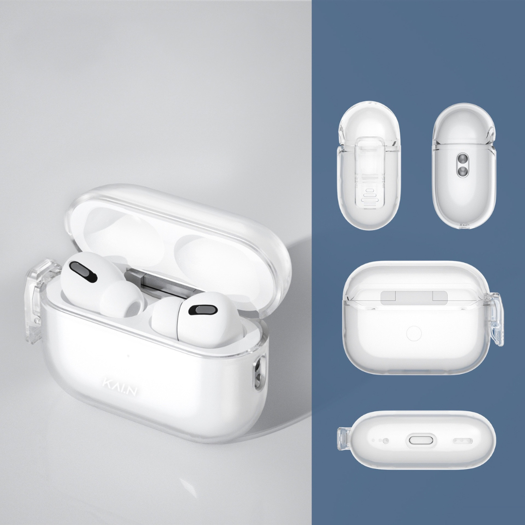 Ốp Case Bảo Vệ Dành Cho Airpods PRO 2, Kai.N SmartLock Case, Khóa Thông Minh, Chống Rơi Nắp - Hàng Chính Hãng