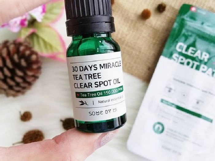 Tinh Dầu Tràm Trà Làm Giảm Mụn và Ngăn Ngừa Mụn Some By Mi 30 Days Miracle Tea Tree Clear Spot Oil 10ml + Tặng 1 Mặt Nạ Su:m Đen